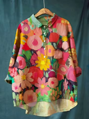 Sofia | Elegant shirt met bloemenprint