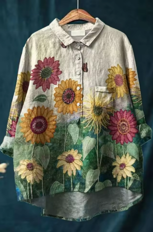 Sofia  | Bloemenshirt met elegantie