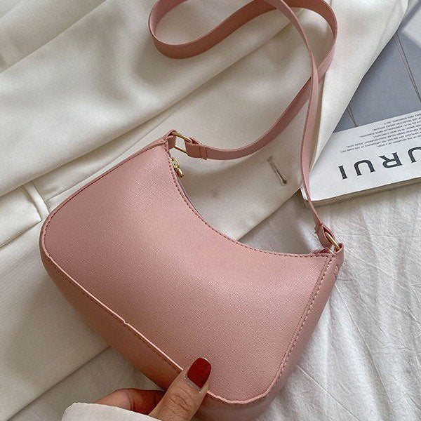 Luxe retro tas | Exclusieve leren handtas met tijdloze charme