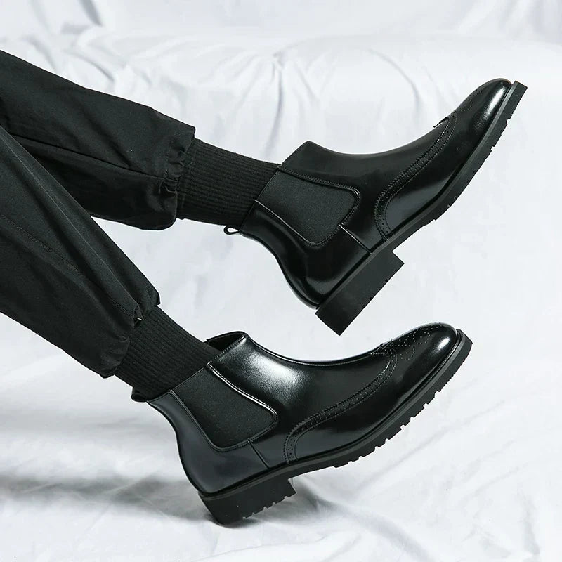 Adriel | Chelsea Boots van leer