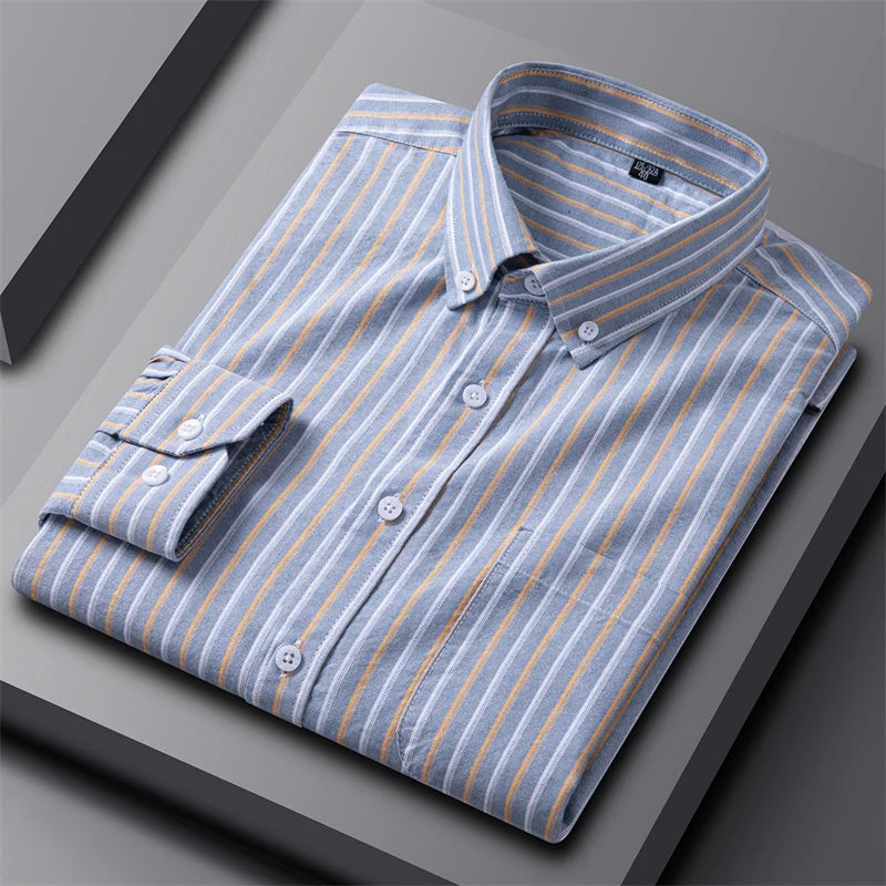 Givalli - Heren Chic Oxford Overhemd