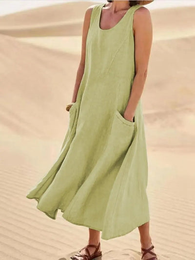 Linnen jurk Isla – elegante linnen jurk