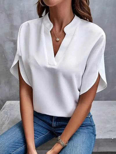 Grace – Zachte en elegante blouse met v-hals