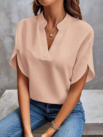 Grace – Zachte en elegante blouse met v-hals