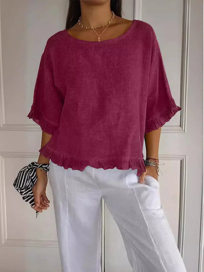 Lynslinnen - Imke linen top