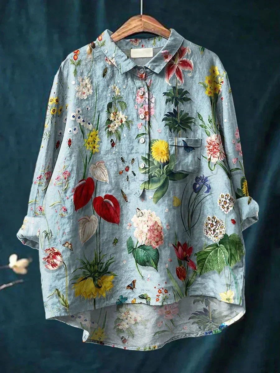 Sofia | Elegant shirt met bloemenpatroon