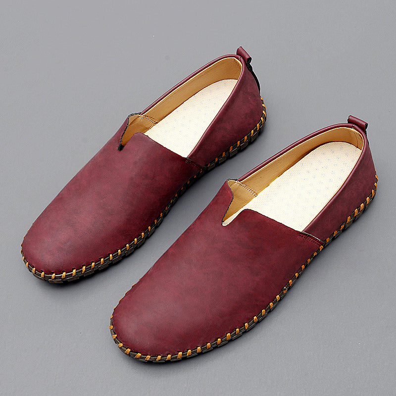 Santorini leren loafers
