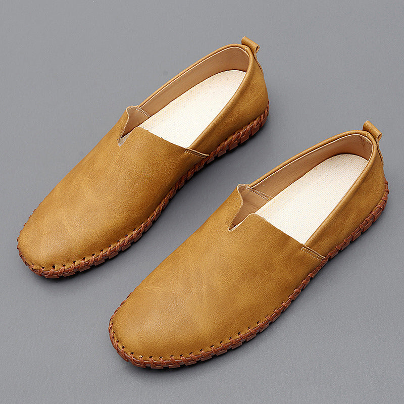 Santorini leren loafers
