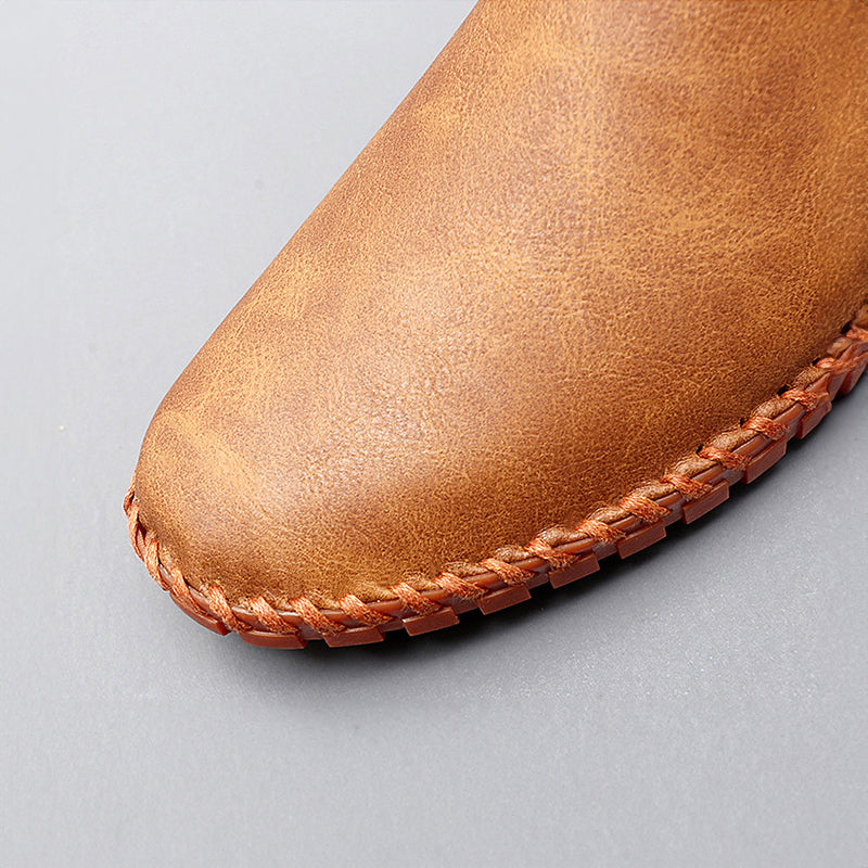 Santorini leren loafers