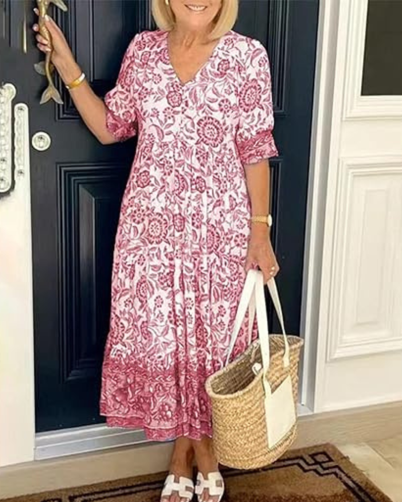 Nia | Elegante zomerjurk van katoen