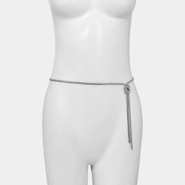 Adeline - Tailleketting met geometrische knoop