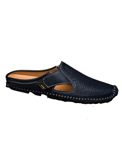 Ademende Italiaanse leren sandalen
