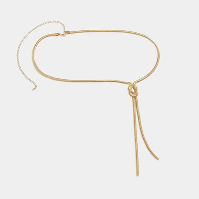 Adeline - Tailleketting met geometrische knoop