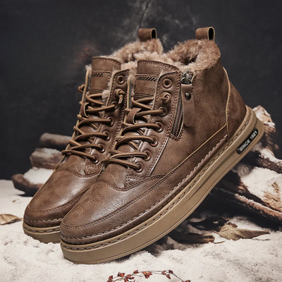 Bryson | Leren winterlaarzen voor heren 