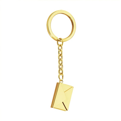 Sofia - Geometrische hangerketting met envelop