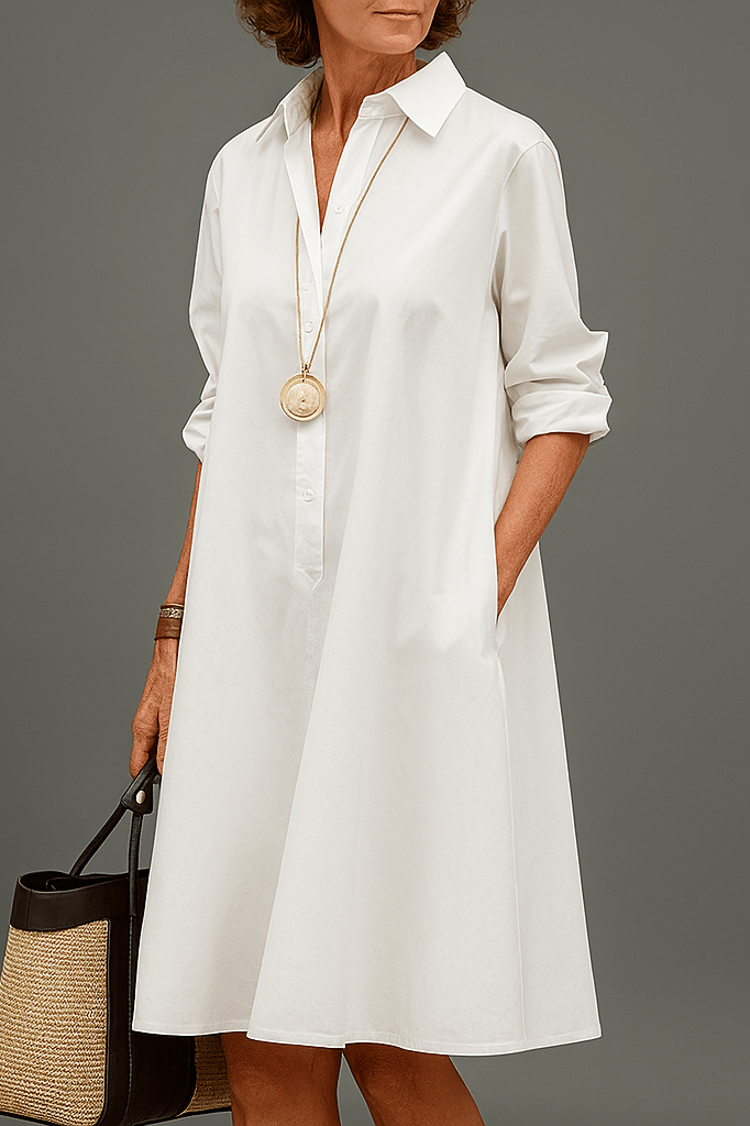 Waltraud - Elegante premium midi-jurk voor een tijdloze stijl
