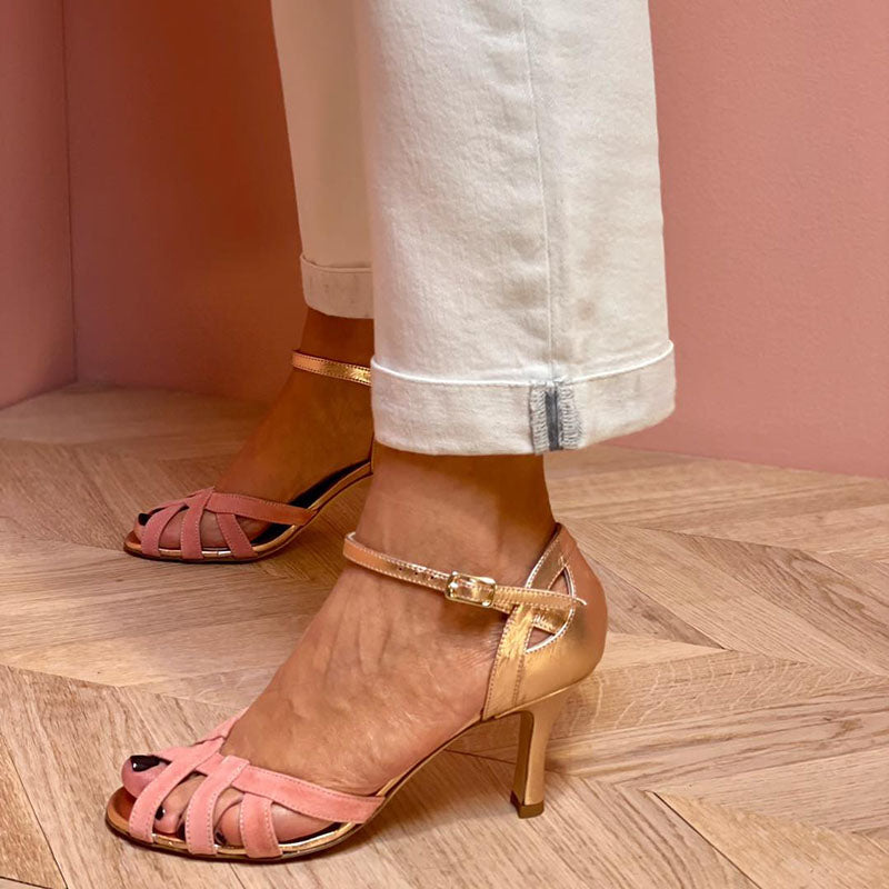 Calista | Kitten Heel Sandalen met Open Teen