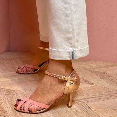 Calista | Kitten Heel Sandalen met Open Teen