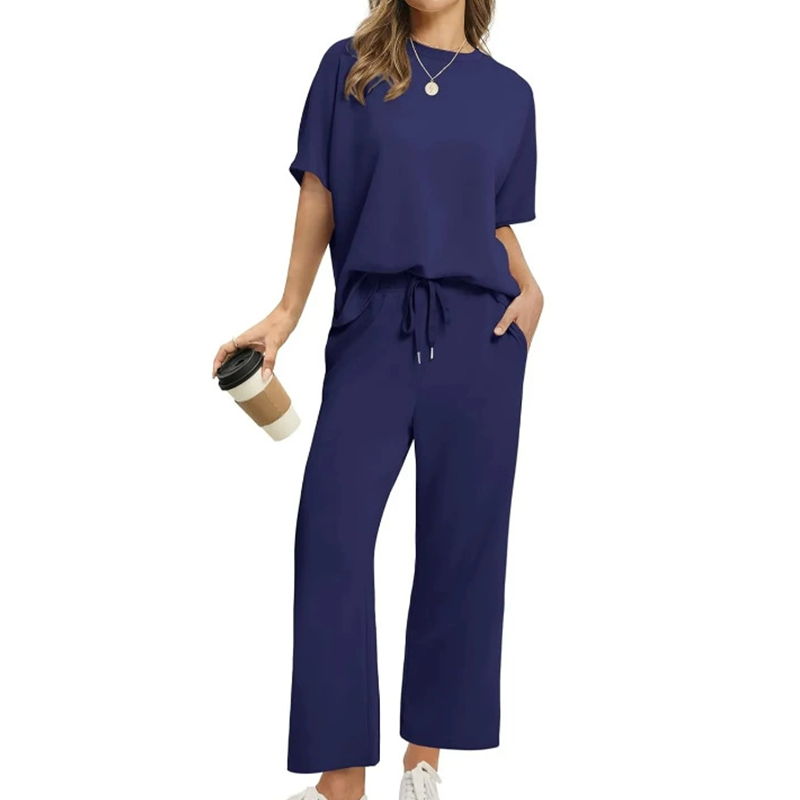 Set van casual top en broek voor dames 
