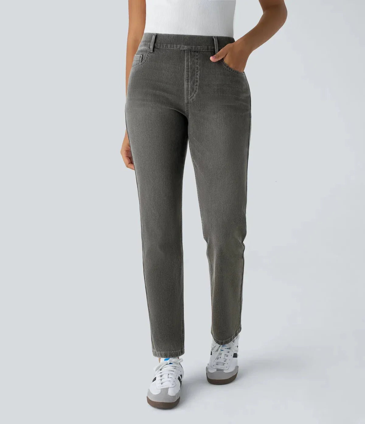 ComfortFit - Elastische en comfortabele broek met hoge taille 