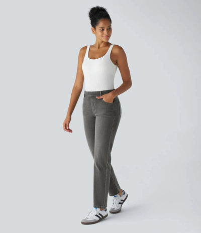 ComfortFit - Elastische en comfortabele broek met hoge taille 