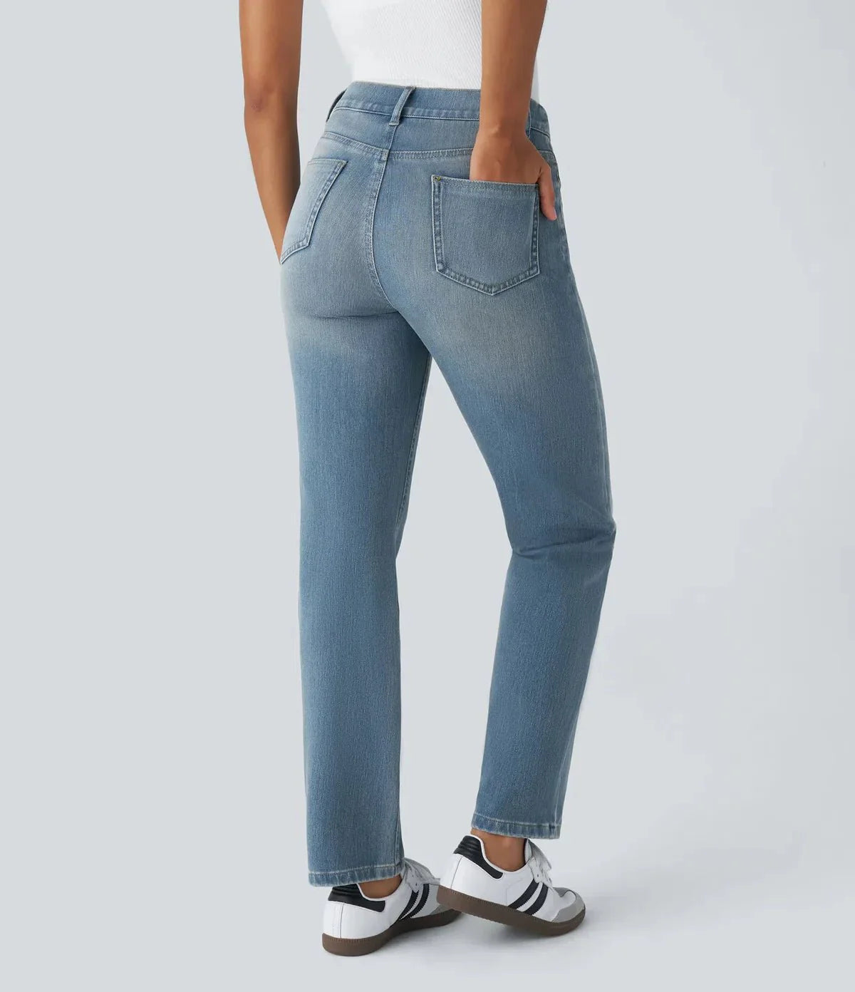 ComfortFit - Elastische en comfortabele broek met hoge taille 
