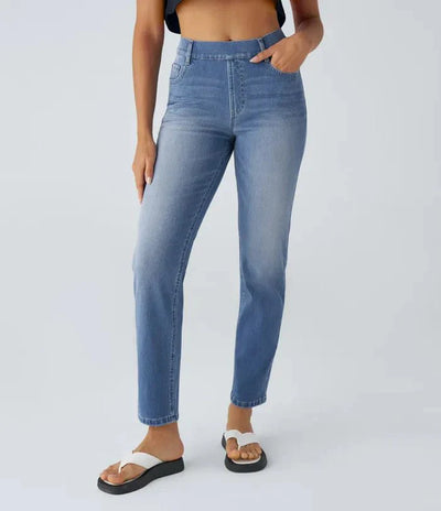 ComfortFit - Elastische en comfortabele broek met hoge taille 