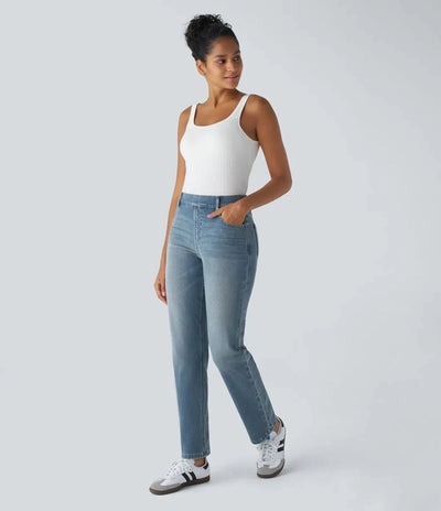 ComfortFit - Elastische en comfortabele broek met hoge taille 