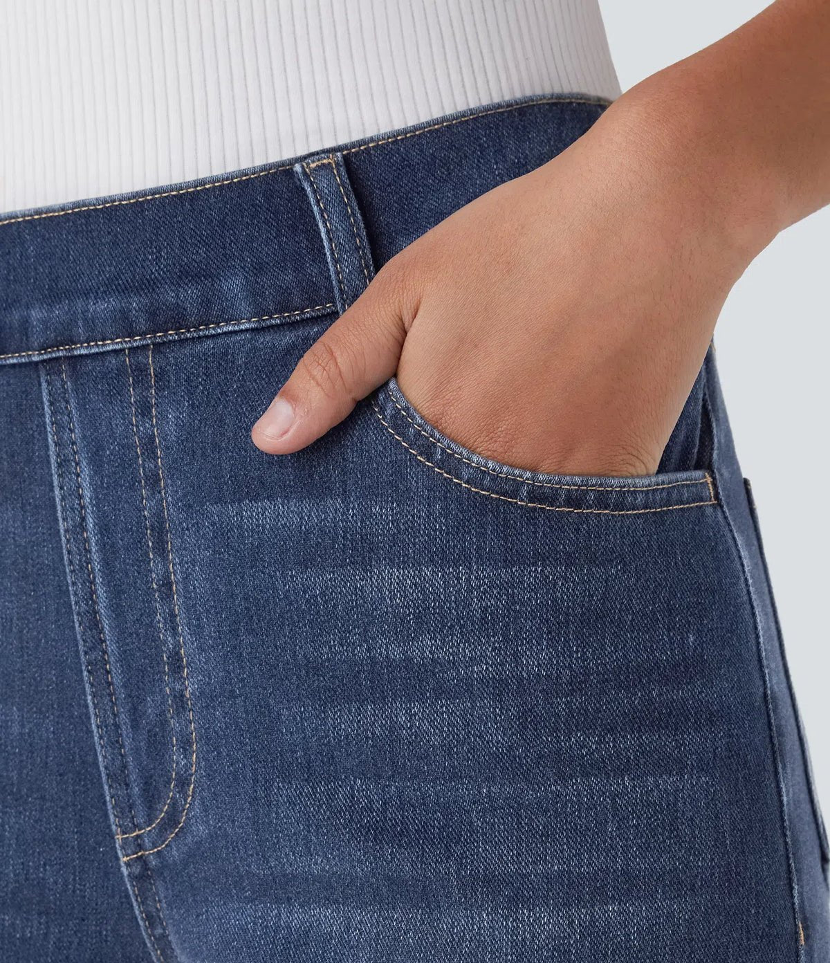 ComfortFit - Elastische en comfortabele broek met hoge taille 