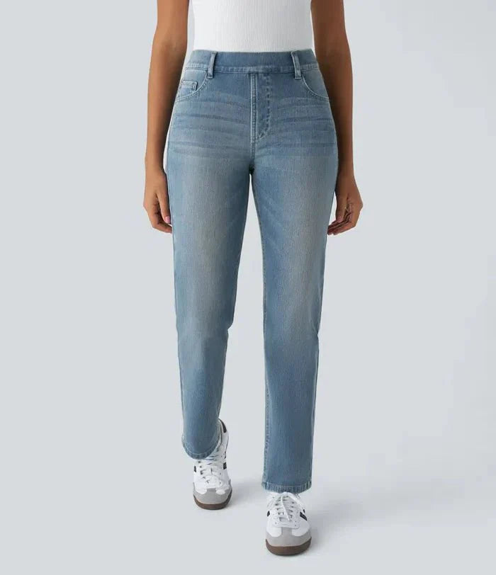 ComfortFit - Elastische en comfortabele broek met hoge taille 