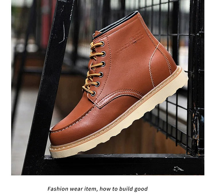 PAUL | Laarzen met wollen voering +6CM +8CM +10CM