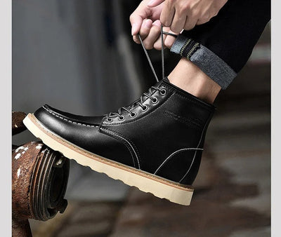 PAUL | Laarzen met wollen voering +6CM +8CM +10CM