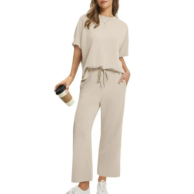 Set van casual top en broek voor dames 