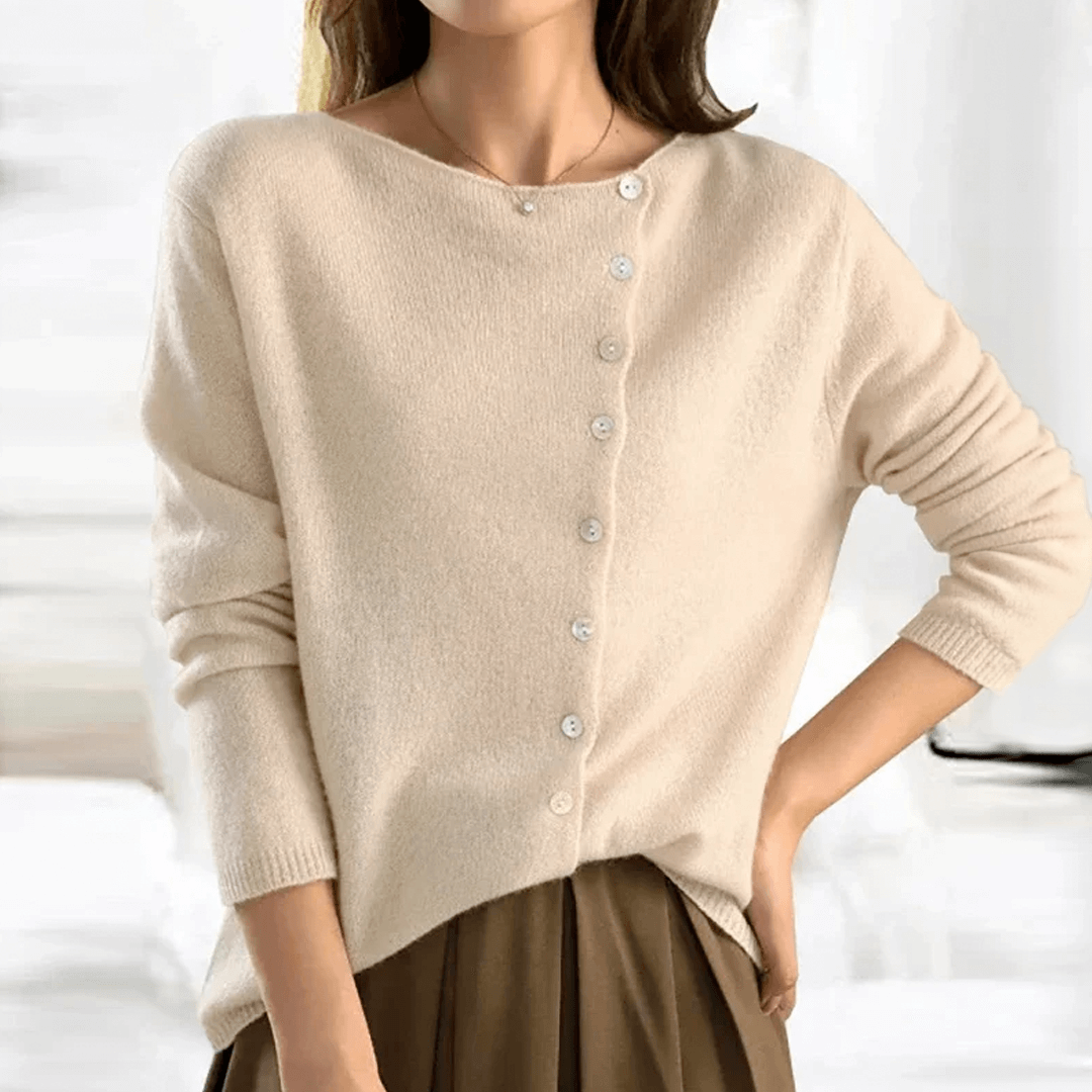 Velice - Elegante trui met knopen