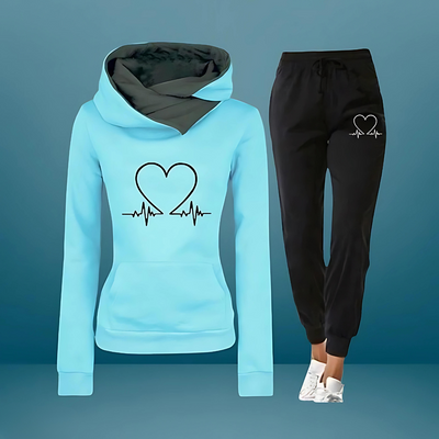 Heartbeat - Gezellige hoodie- en joggingset
