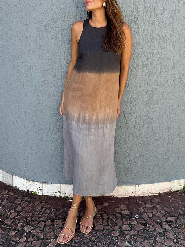 Aurelia | Elegante jurk met natuurlijke print