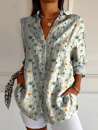 Bristal - Cozy Meadows Floral Cardigan met knopen