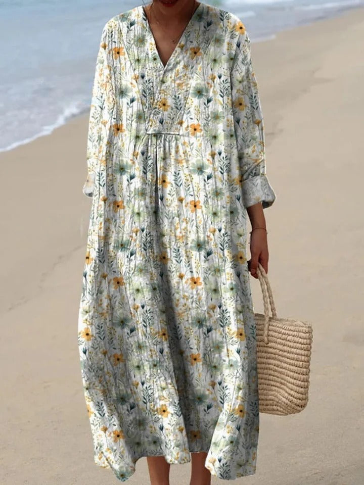 Bristal - Cozy Meadows Floral Cardigan met knopen
