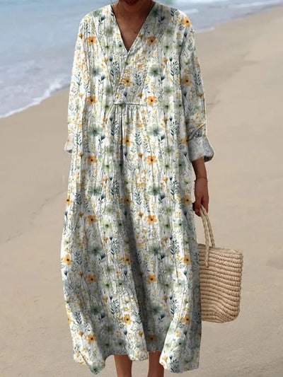 Bristal - Cozy Meadows Floral Cardigan met knopen
