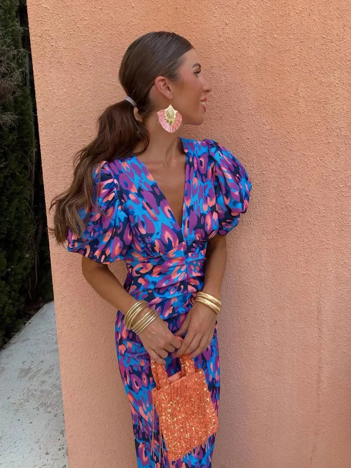 Arielle | Elegante en levendige midi-jurk