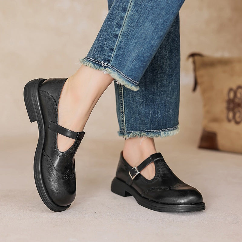 Éléonore / Elegante en ultracomfortabele lederen Mary Janes