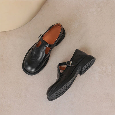 Éléonore / Elegante en ultracomfortabele lederen Mary Janes