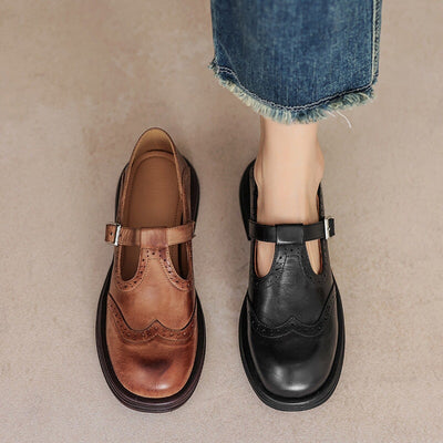 Éléonore / Elegante en ultracomfortabele lederen Mary Janes