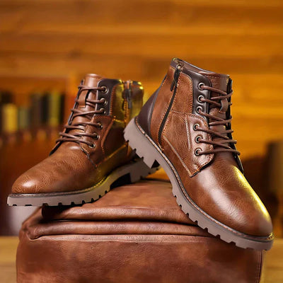 Jethro | Veterschoenen van hoogwaardig leer
