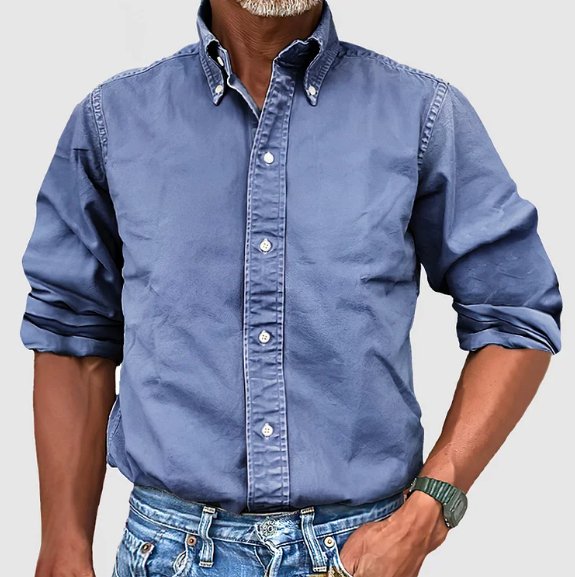 Henry™ Klassiek Shirt met Lange Mouwen