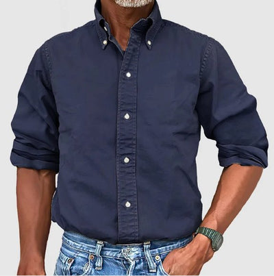Henry™ Klassiek Shirt met Lange Mouwen