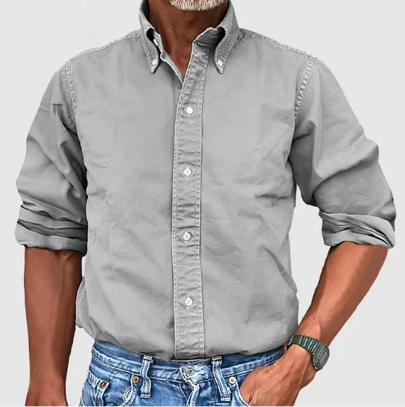 Henry™ Klassiek Shirt met Lange Mouwen