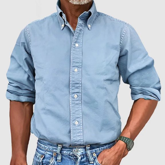 Henry™ Klassiek Shirt met Lange Mouwen