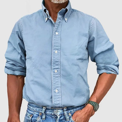 Henry™ Klassiek Shirt met Lange Mouwen