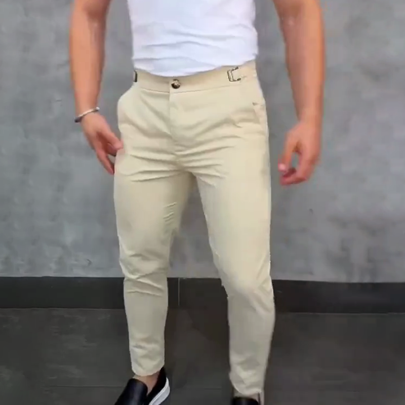 Stretch Slim-Fit Broek voor Heren